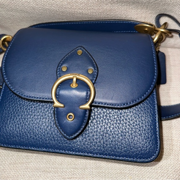 Coach Beat 18 deep blue saddle bag - Picture 10 of 15